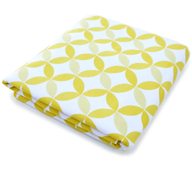 Spot On Square Tops Organic Fitted Crib Sheet - Yellow - TB14001-YLW