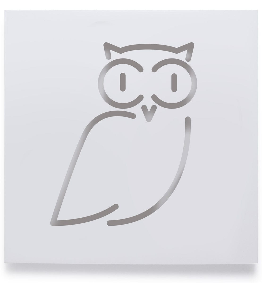 Spot On Square Wall Decor - Owl - WD14002-WH