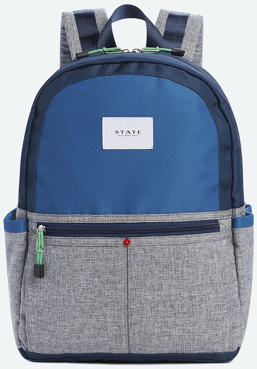 State Bags Kane Backpack Diaper Bag - Navy/Heather Gray - X1006213-470