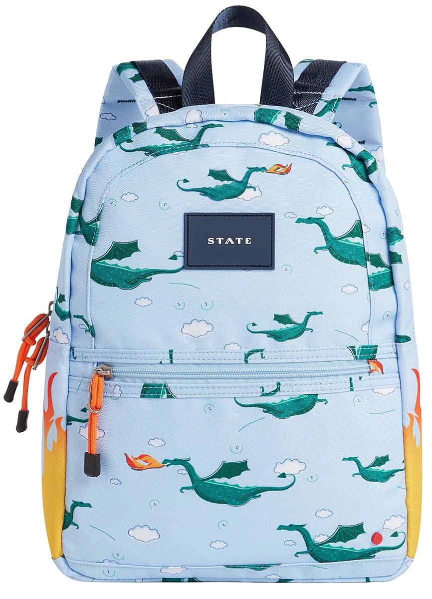greenpoint mini kane backpack state bags dinosaurs the Kane Mini Backpack has a compact design with just enough space for their essentials. state bags kane kids double