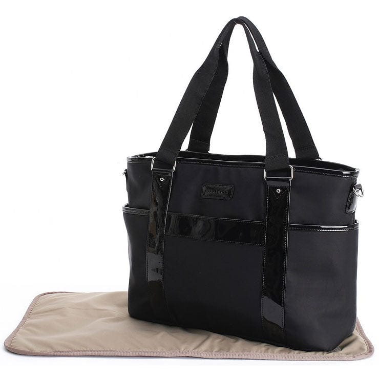 Stellakim Lauren Tote Diaper Bag in Black - SK-0003BLK