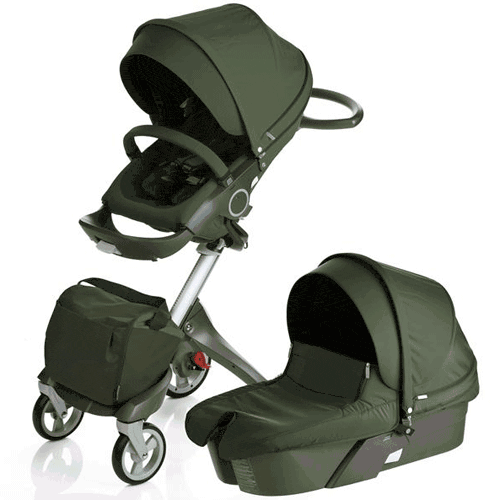 Stokke 2010 XPLORY Newborn Stroller in Green - 180306