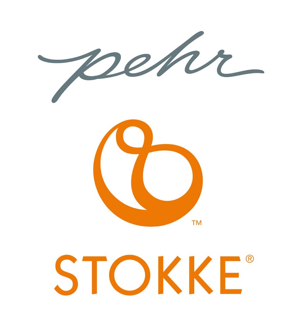 Stokke 2023 Sleepi Mini Bed Skirt by Pehr - Blush