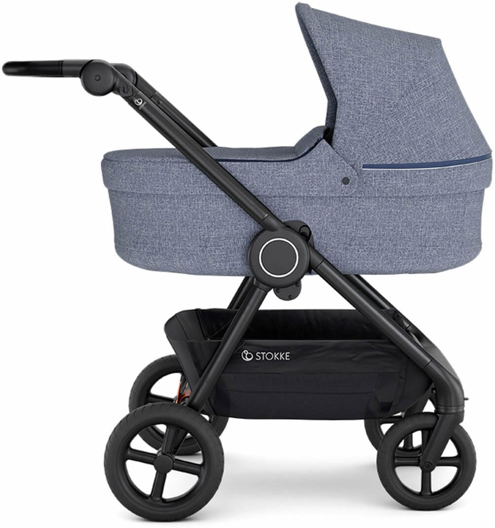 Stokke Beat Carry Cot - Blue Melange - 542504
