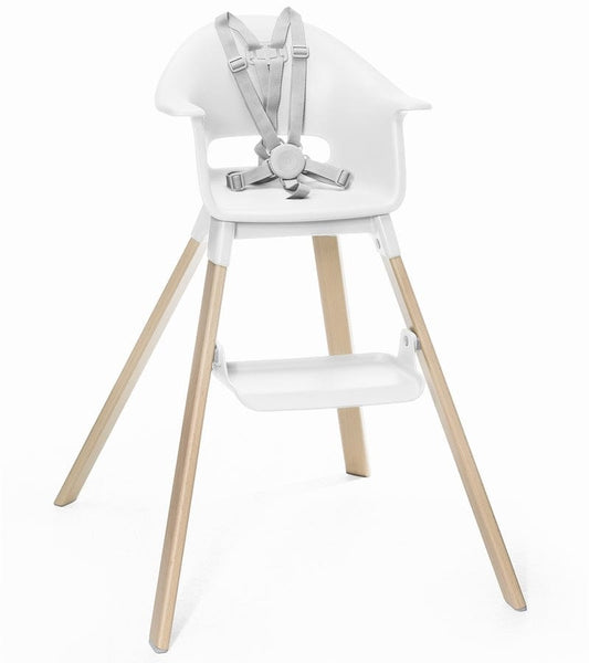 Stokke Clikk High Chair Cushion & Travel Bag Bundle - White / Grey Sprinkle - 601200-B