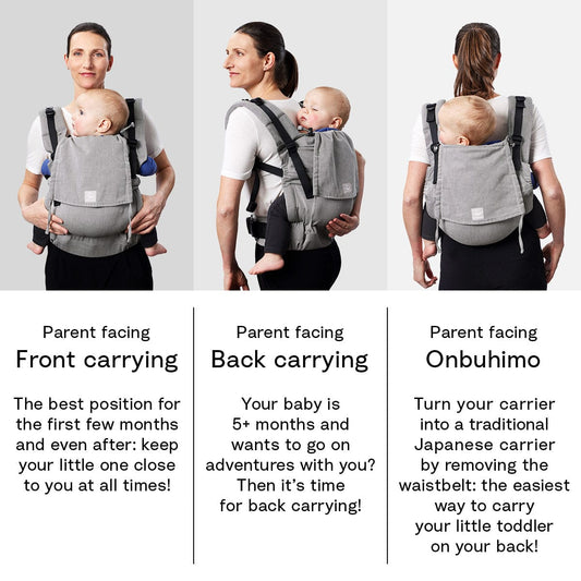 Stokke Limas Baby Carriers Flex OCS - Grey Melange - 625606