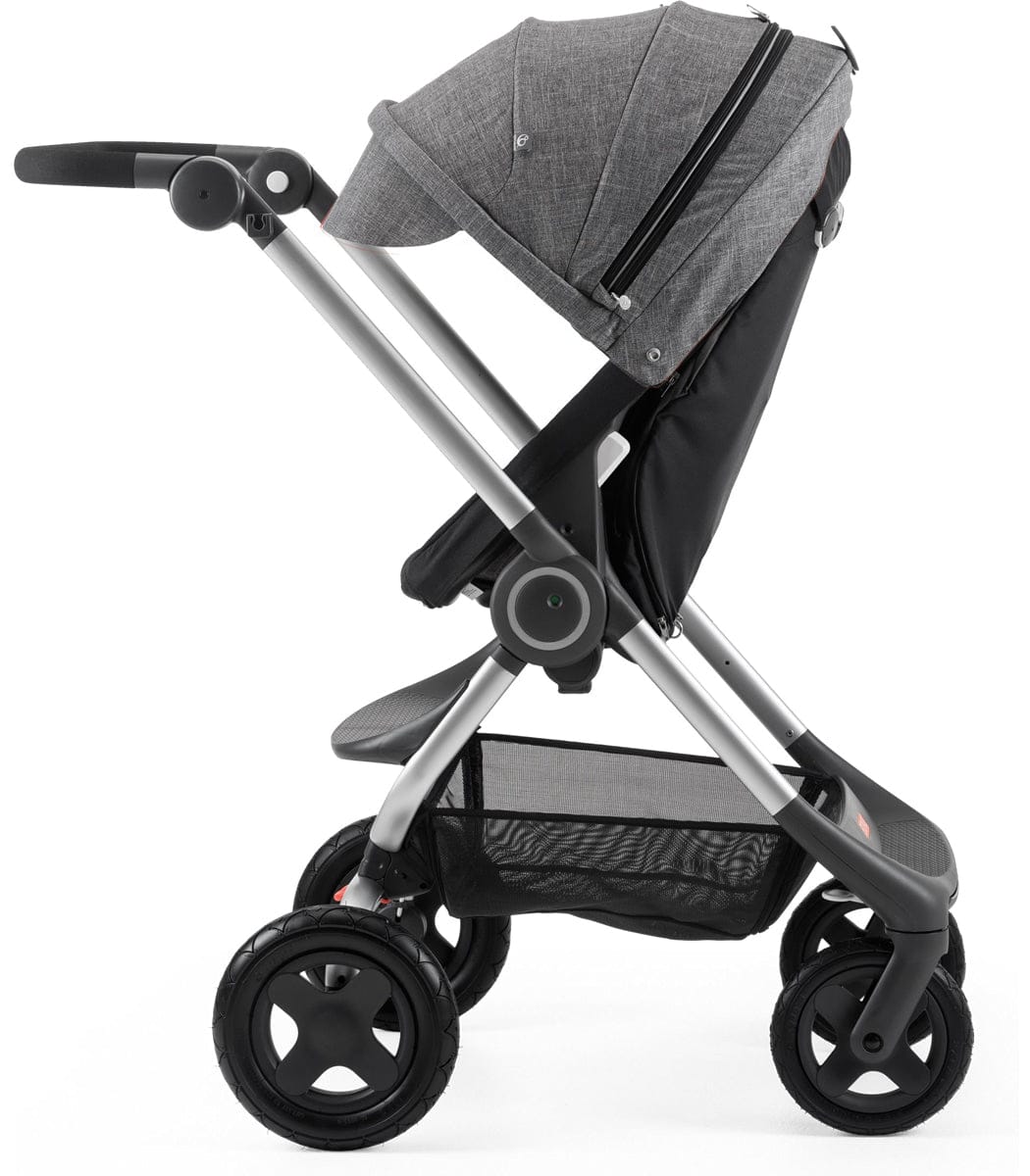 Stokke Scoot Complete Stroller - Black/Black Melange