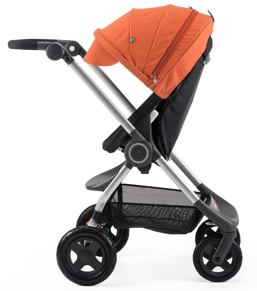 Stokke Scoot Complete Stroller - Black/Orange