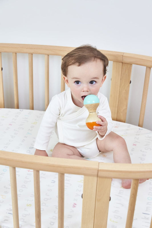 Stokke Sleepi Mini Fitted Sheet by Pehr - Rainbow Alphabet Line - 528101