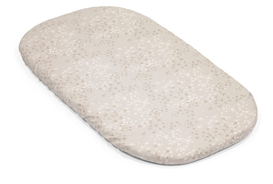 Stokke Snoozi Fitted Sheet, 2-Pack - Dandelion Beige / Vanilla Cream - 640301