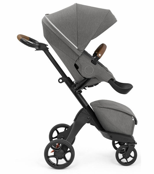 Stokke Xplory X + Stokke Pipa Travel System Bundle - Modern Grey / Black Melange - 571602-519201