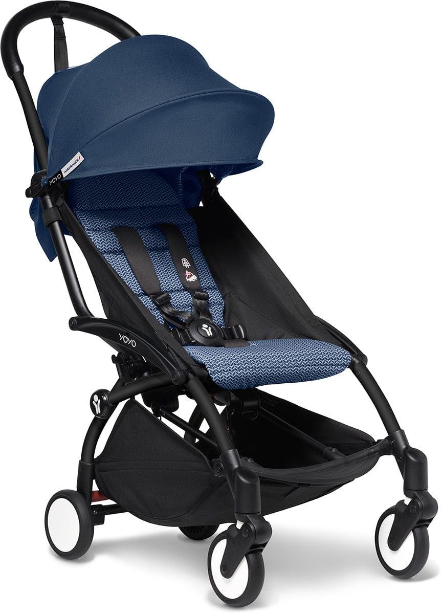 Stokke YOYO³ Stroller, Black / Air France Blue