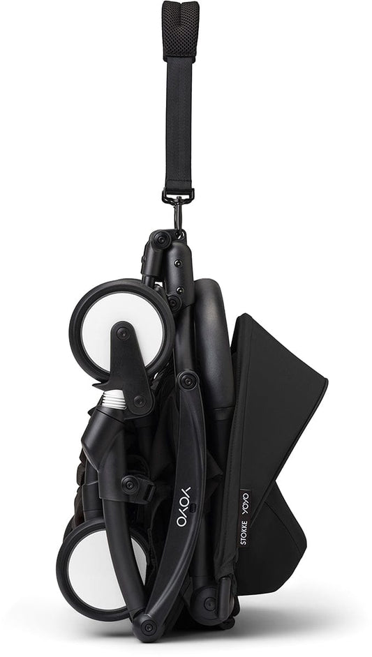 Stokke YOYO3 Ultra Compact 6+ Stroller (One Box) - Black / Black - 653300