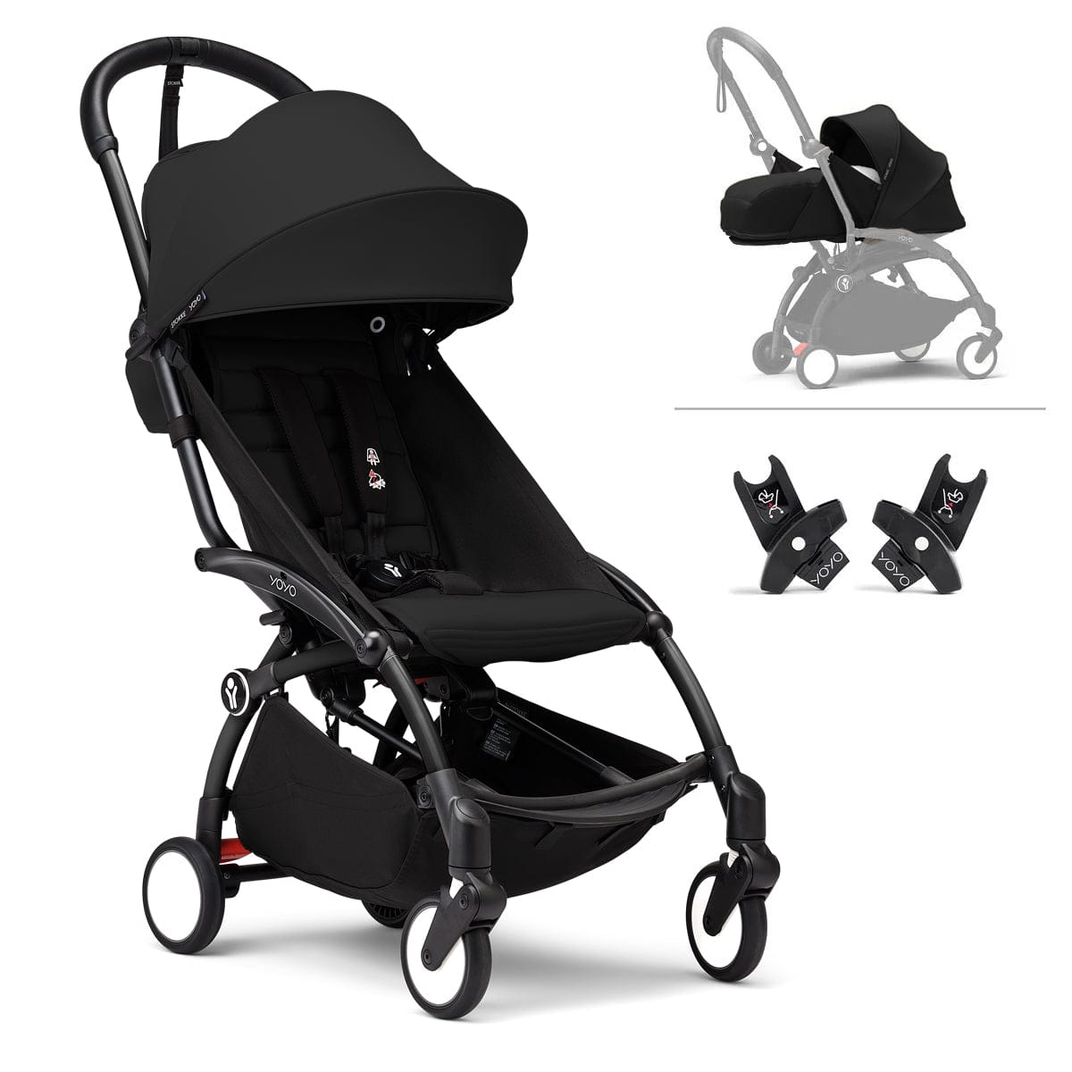 stokke stroller adapter Stokke YOYO3 Ultra Compact Complete 0+/6+ Stroller + Car Seat Adapter – Albee Baby