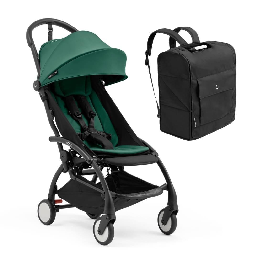 Stokke YOYO5 Stroller + Backpack Bundle - Forest