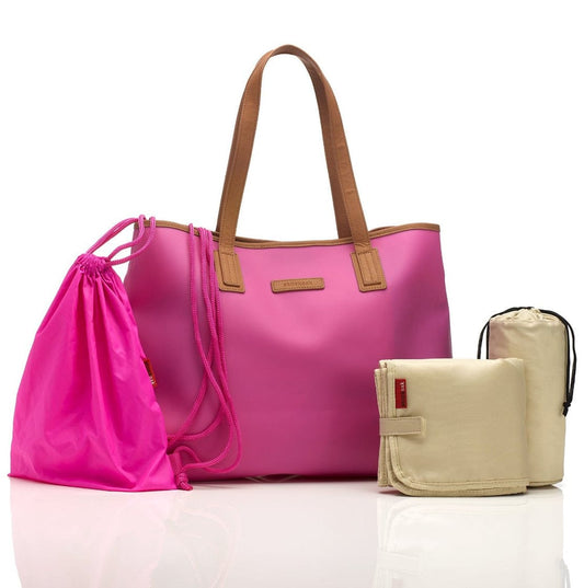 Storksak Ariel Tote Diaper Bag - Hot Pink - SK5931