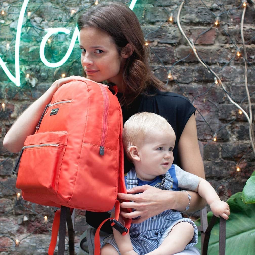 Storksak Charlie Backpack Diaper Bag - Burnt Orange - SK7058