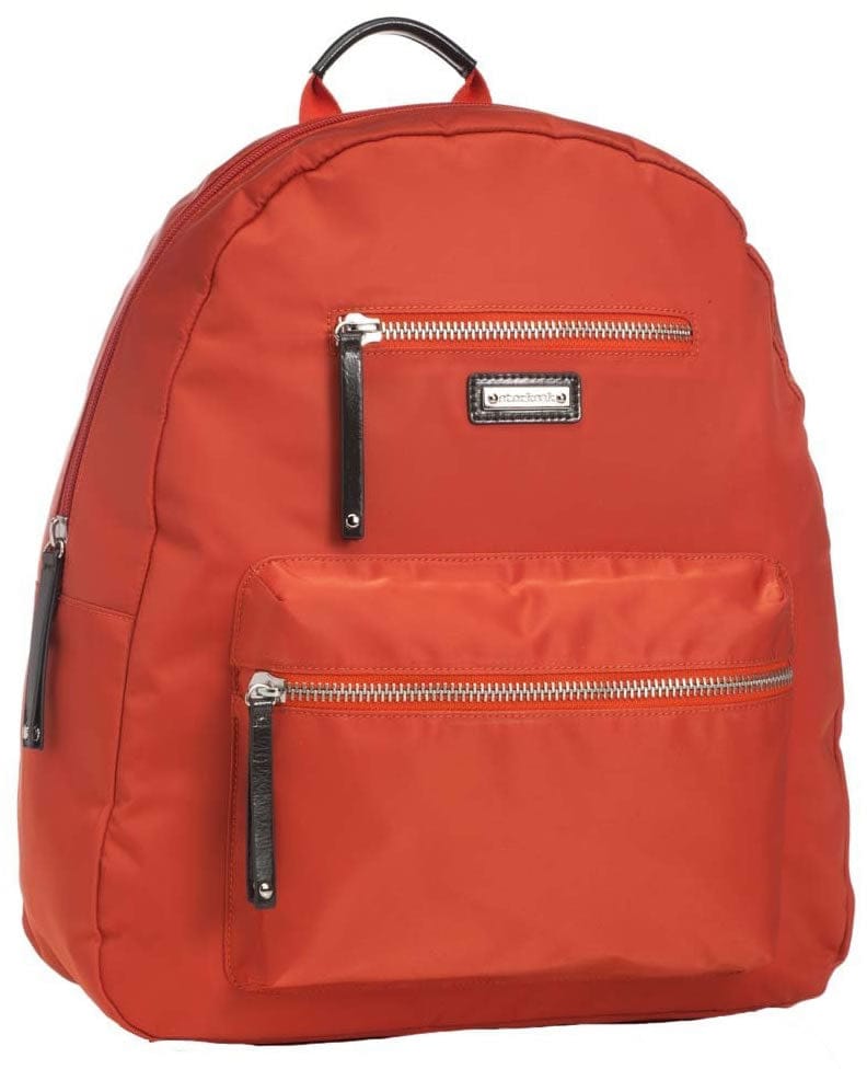 burnt orange laptop backpack Storksak Charlie Backpack Diaper Bag