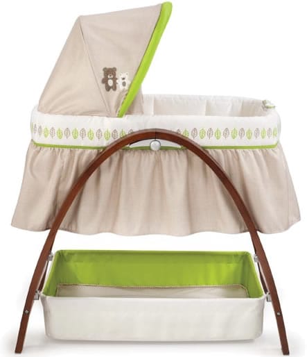 Summer Infant Bentwood Motion Bassinet