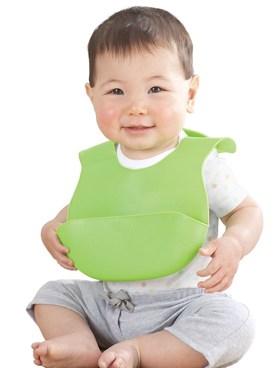 Summer Infant Bibbity Rinse & Roll Bib - Green
