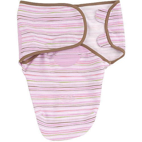 Summer Infant Cotton SwaddleMe Blanket (S/M) - Stripe - 72165
