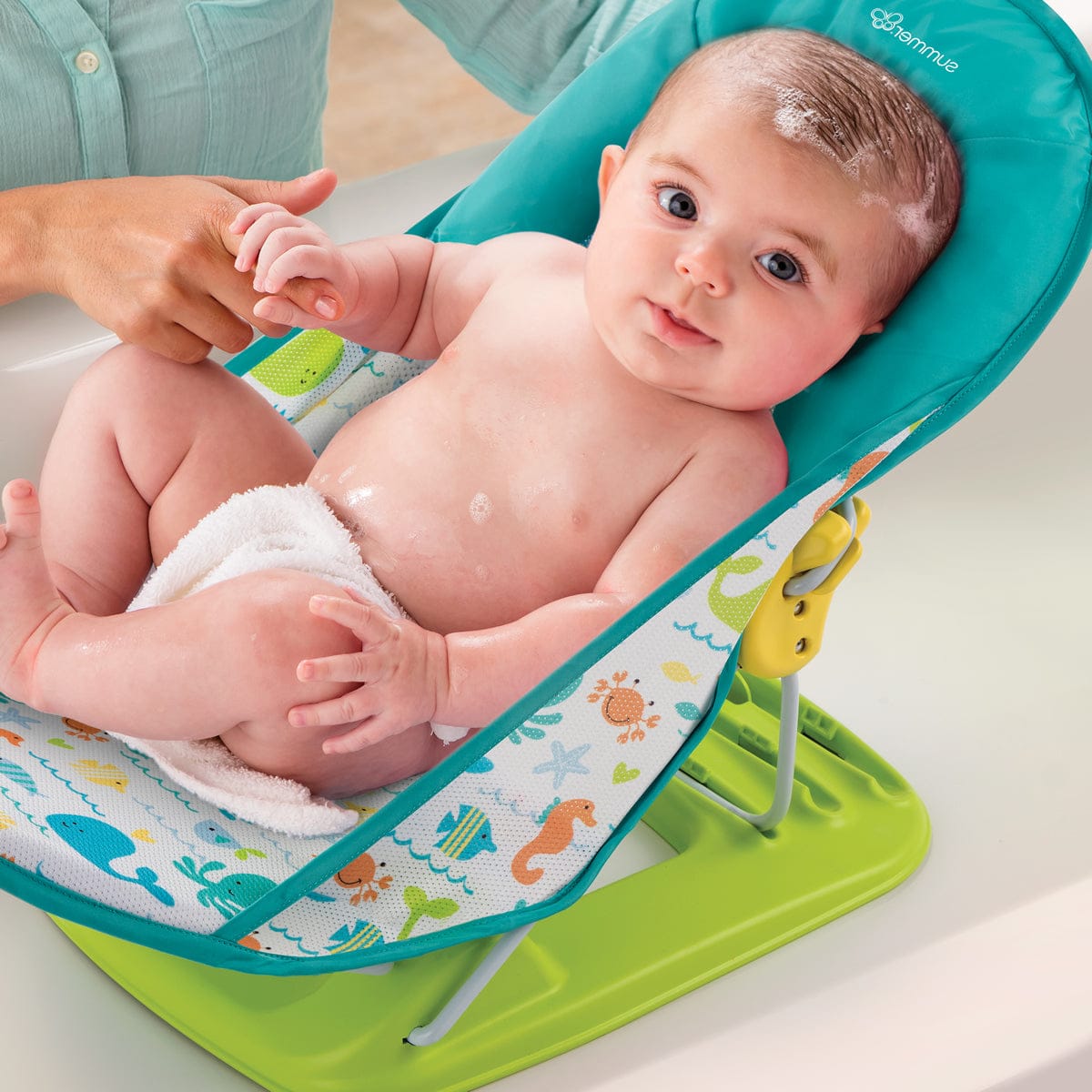 Summer Infant Deluxe Baby Bather - Whalin' Around
