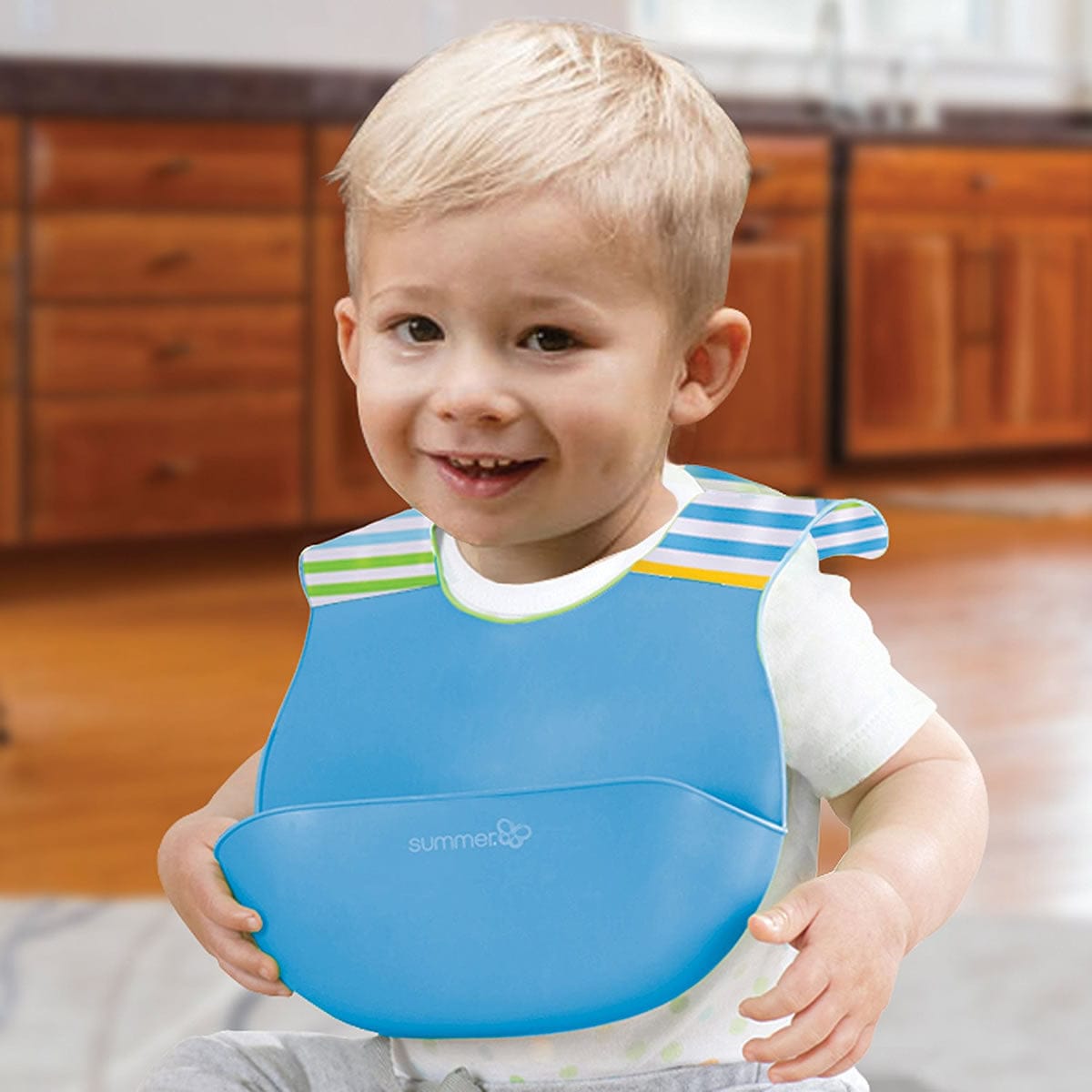 Summer Infant Deluxe Bibbity - Blue - 51140