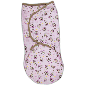 Summer Infant SwaddleMe Cotton, Large - Jungle Honeys