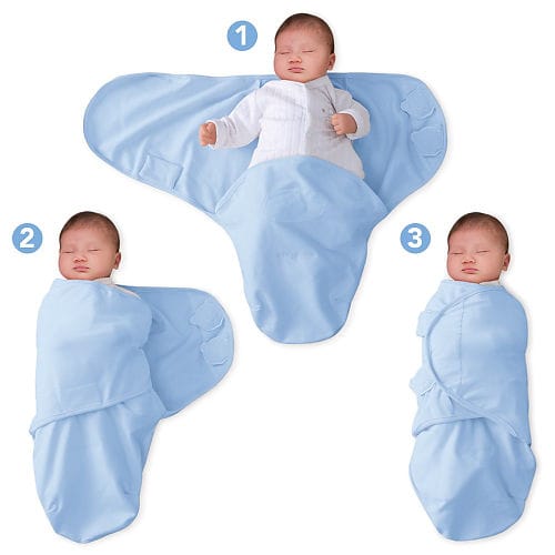 Summer Infant SwaddleMe Small Cotton Knit in Blue - 73670