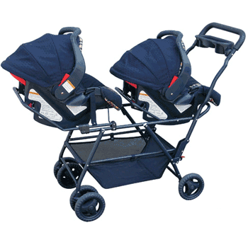Swan Snap N Go Double Stroller Frame in Navy - 1304TW