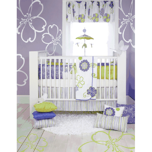 Sweet Potato LuLu 4 Piece Crib Bedding Set