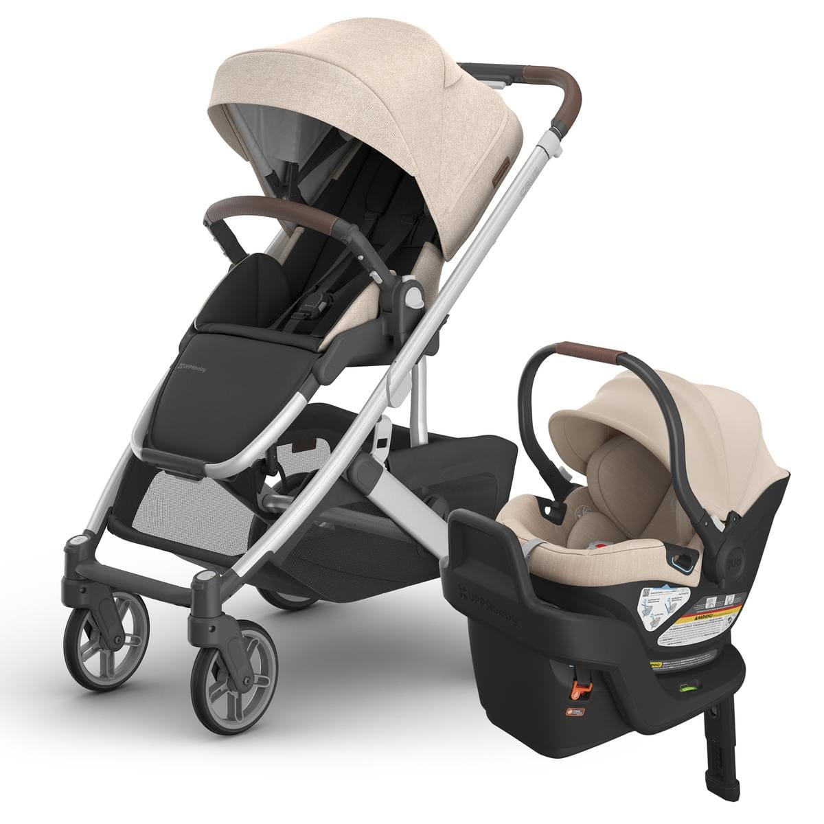UPPAbaby Cruz V3 + Aria Travel System Bundle - Declan / Declan - 0403-CRZ-NA-DCL-1001-ARI-US-DCL
