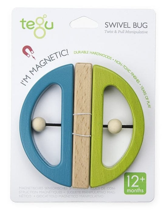 Tegu Swivel Bug - Green & Teal - BGC-TLG-801T