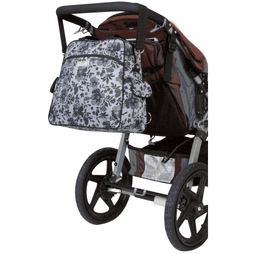 The Bumble Collection Brittany Diaper Bag - Lace Floral - BUM-43067