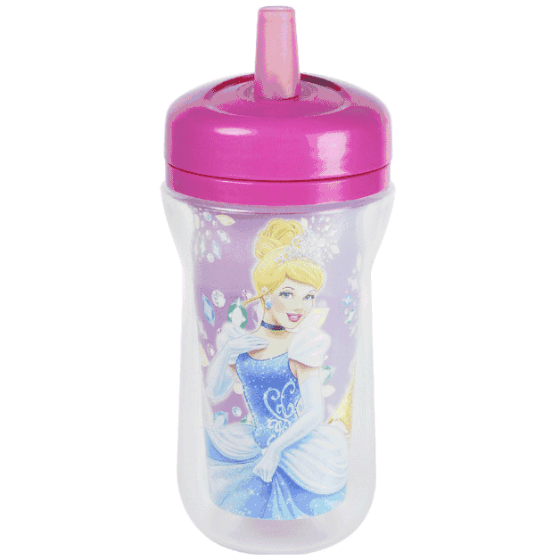 The First Years 9 oz Insulated Straw Cup - Princess
