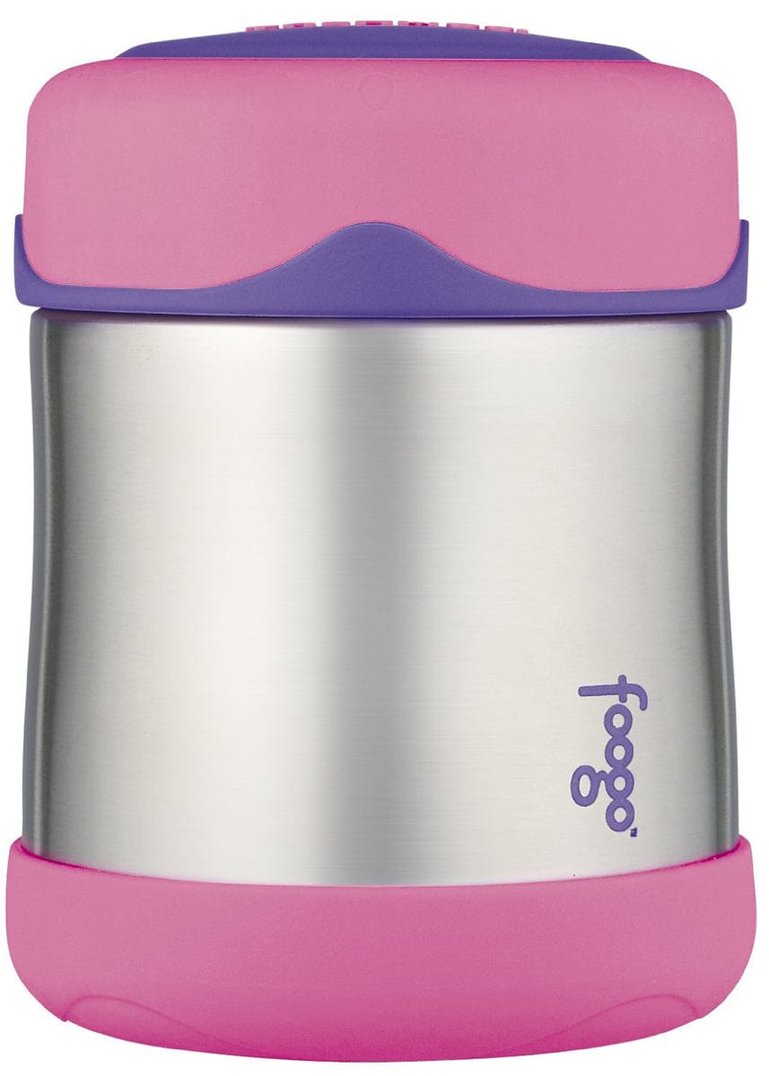 Thermos Foogo Leak-Proof Stainless Steel Food Jar - 10 Ounce - Pink - B3000PK002
