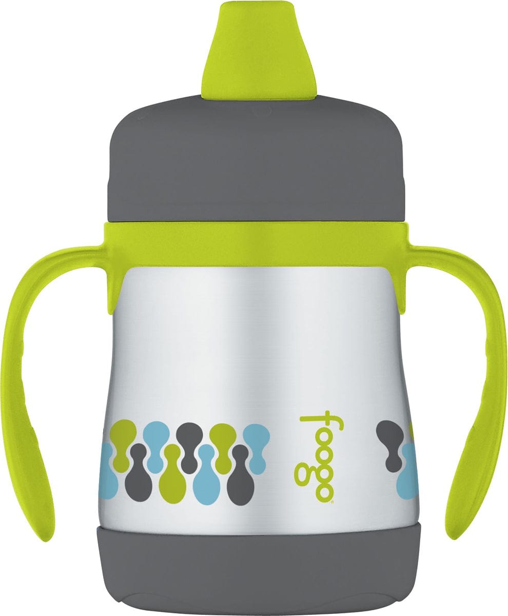 Thermos Foogo Leak-Proof Stainless Steel Soft Spout Sippy Cup - 7 Ounce - Tripoli - BS5002VL3