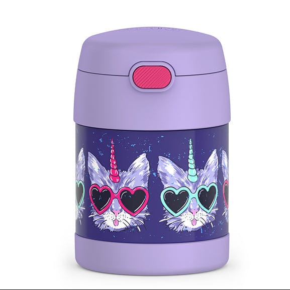 Thermos FUNtainer Stainless Steel Food Jar, 10oz - Cool Caticorns