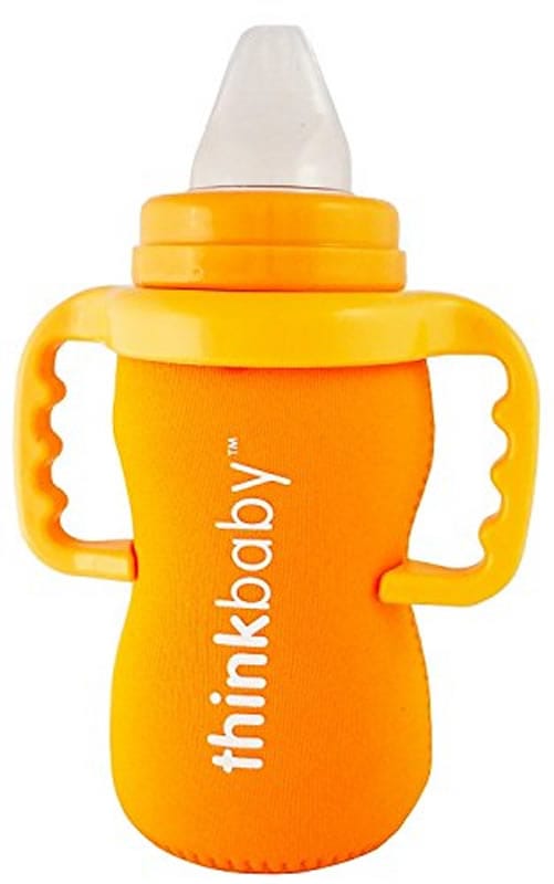 Thinkbaby Limestone Thermal Bottle Sleeve - Orange - 859871004477