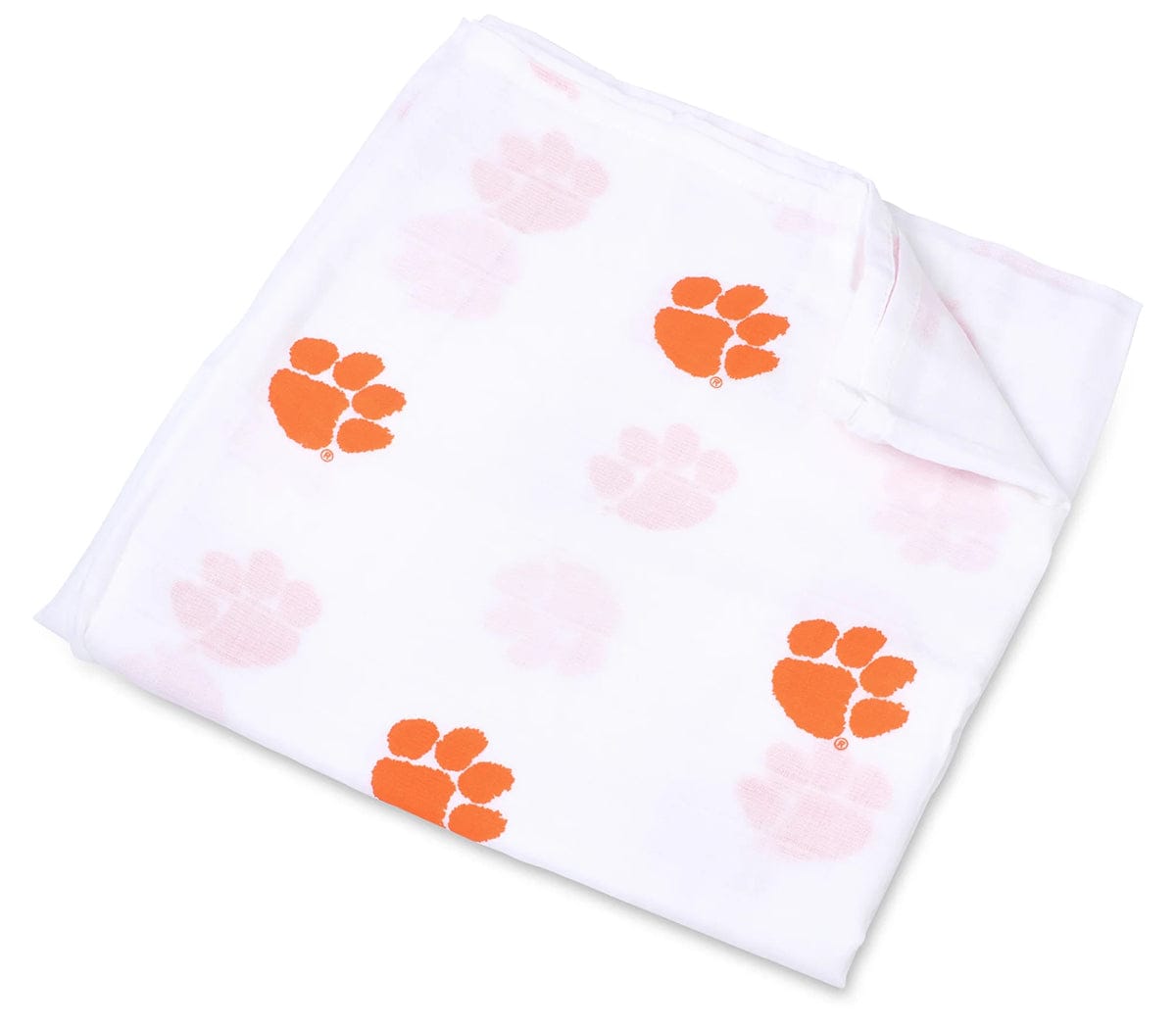 Three Little Anchors College Swaddle Blanket - Clemson Tigers - TLACLM100