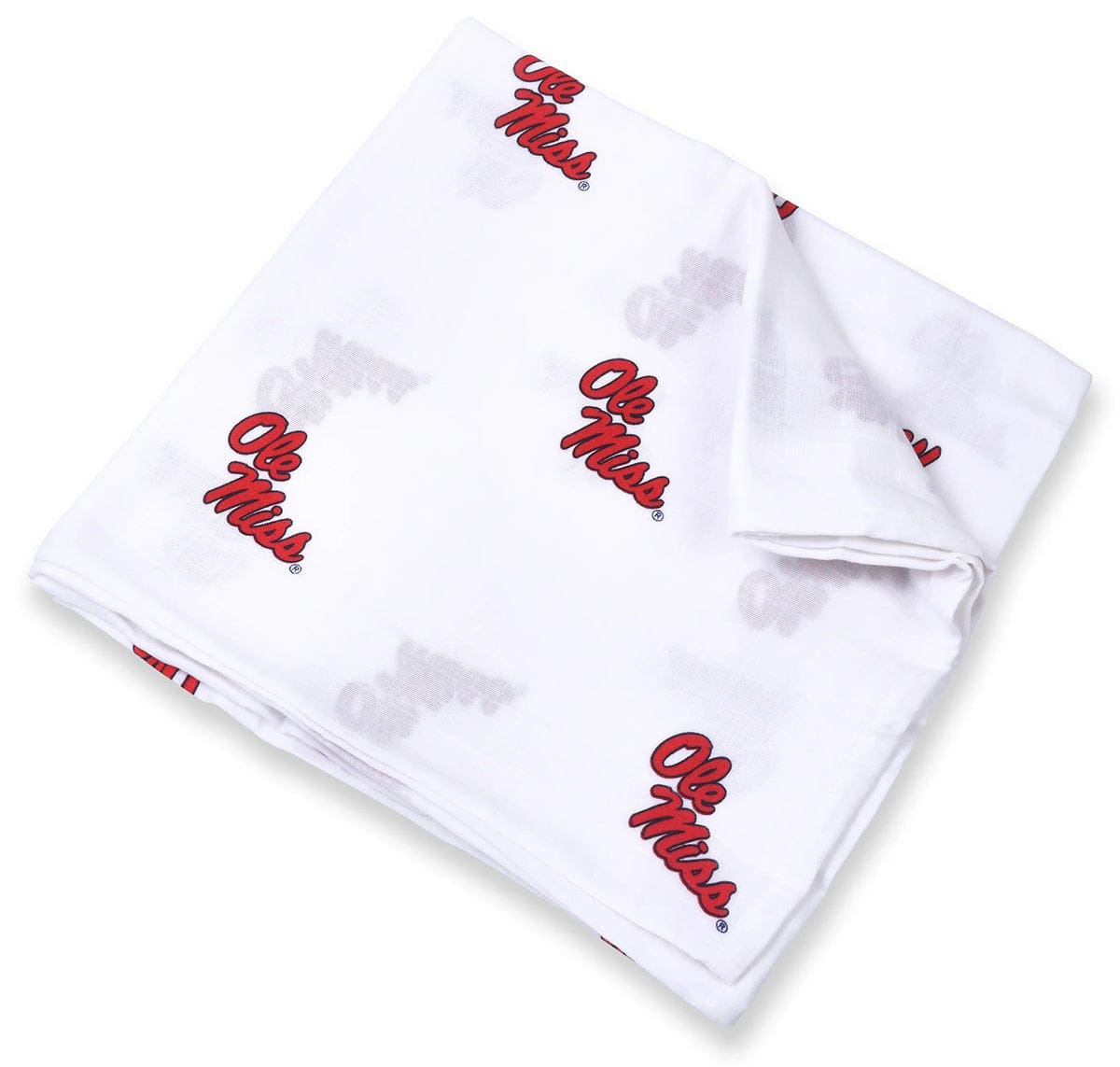 Three Little Anchors College Swaddle Blanket - Mississippi Ole Miss - TLAMS100