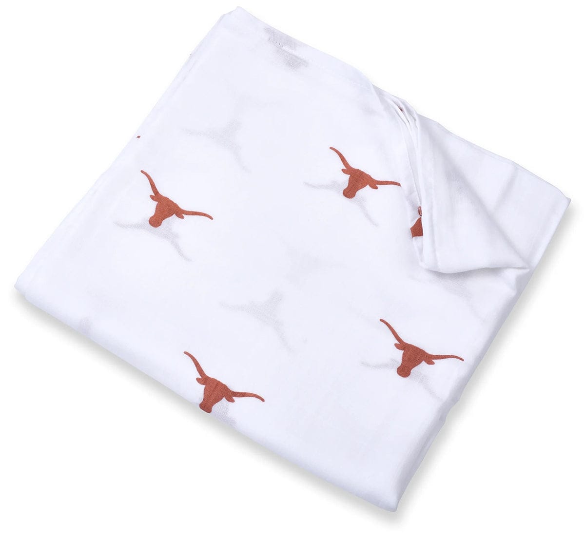 Three Little Anchors College Swaddle Blanket - Texas Longhorns - TLATX100