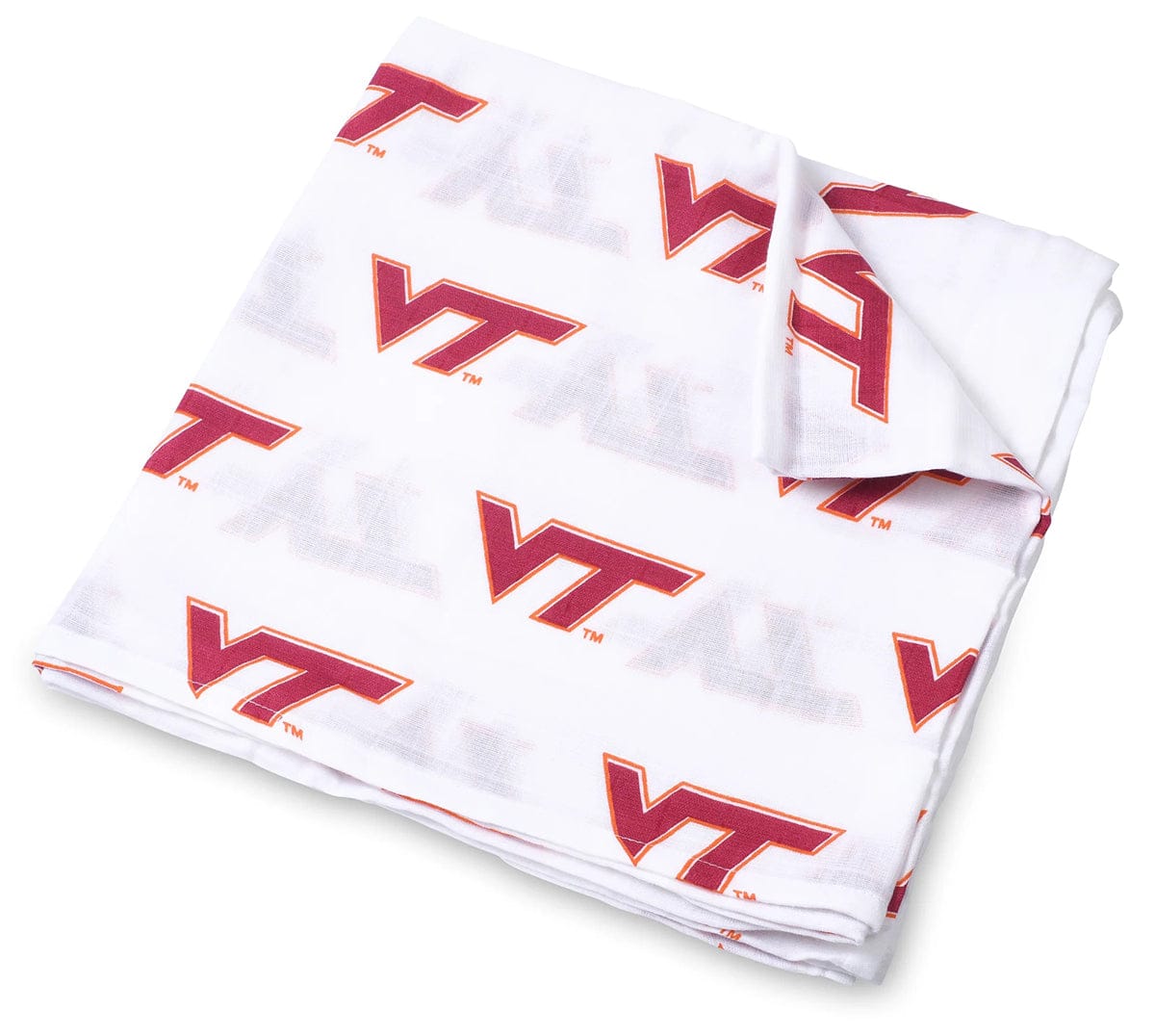 Three Little Anchors College Swaddle Blanket - Virginia Tech Hokies - TLAVT100