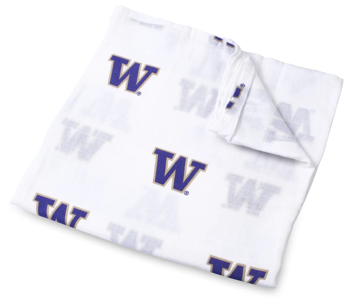 Three Little Anchors College Swaddle Blanket - Washington Huskies - TLAWA100