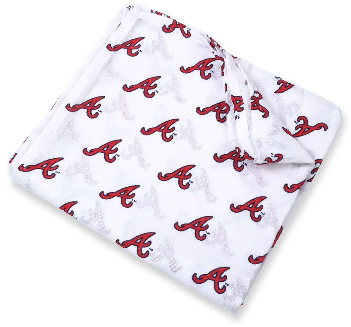 Three Little Anchors MLB Swaddle Blanket - Atlanta Braves - TLAATL100