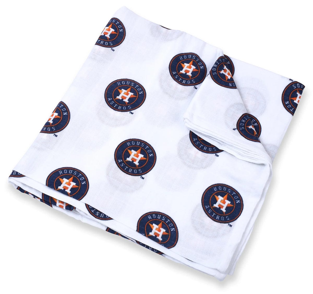 Three Little Anchors MLB Swaddle Blanket - Houston Astros - TLAHOU100