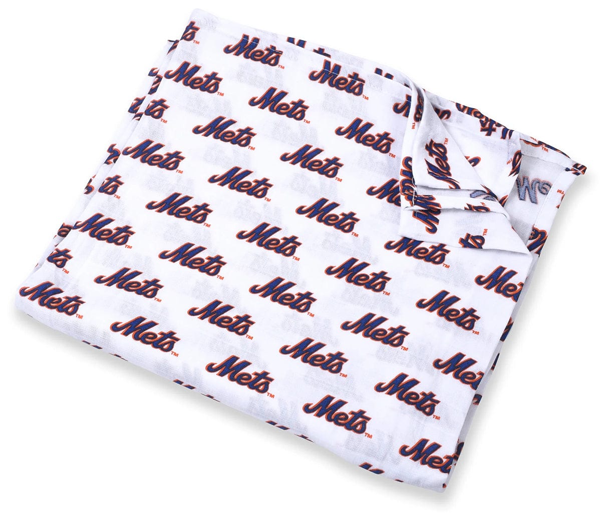 Three Little Anchors MLB Swaddle Blanket - New York Mets - TLANYM100