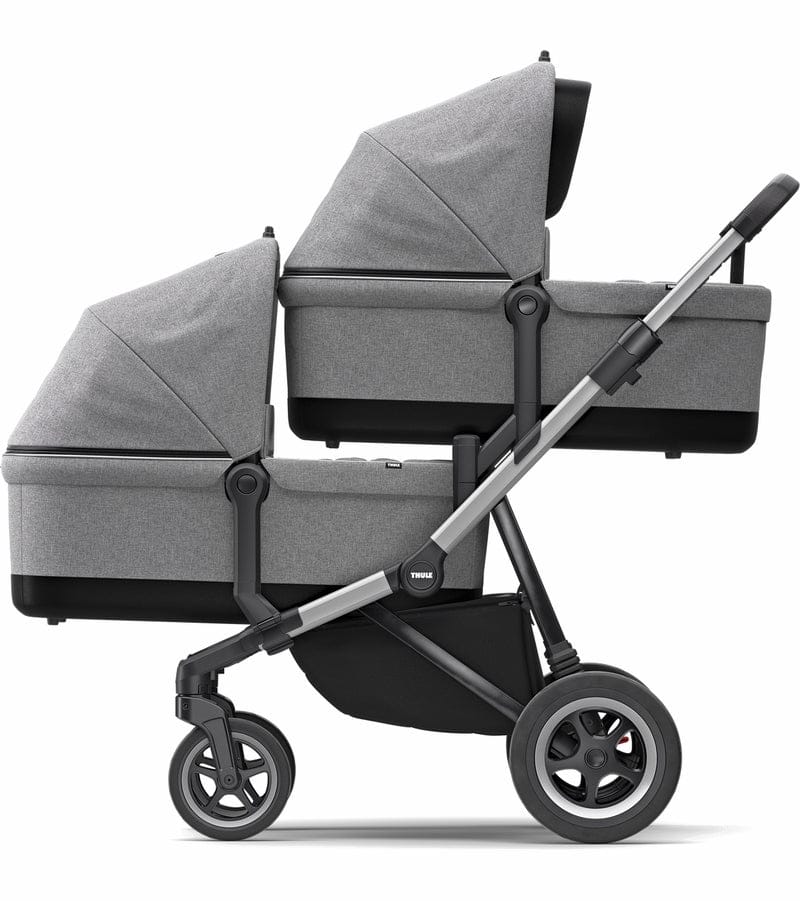 Thule Sleek Stroller + Accessory Set - Grey Melange - 11000001-BUNDLE