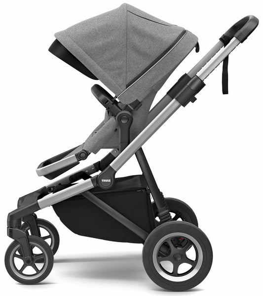 Thule Sleek Stroller + Accessory Set - Grey Melange - 11000001-BUNDLE