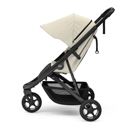 Thule Spring 2 Compact All-Terrain Stroller + Bassinet Bundle - Soft Beige - 11300254-20110772